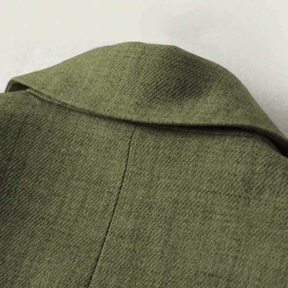 Old money casual notched collar green blazer - Picture 2 of 2